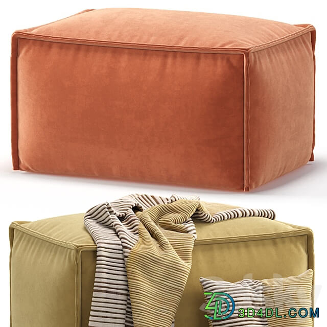 Pouffe Ebi divan.ru 7 Colors Version Пуф Эби диван.ру 3D Models