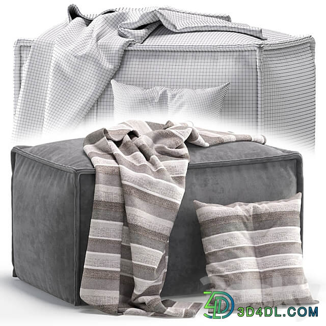 Pouffe Ebi divan.ru 7 Colors Version Пуф Эби диван.ру 3D Models