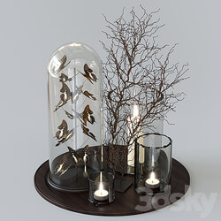Decorative set 02 3D Models 