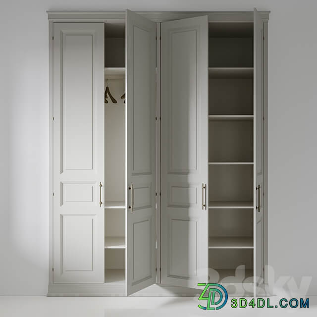 Wardrobe 017 Wardrobe Display cabinets 3D Models