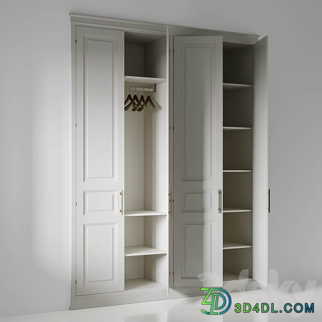 Wardrobe 017 Wardrobe Display cabinets 3D Models