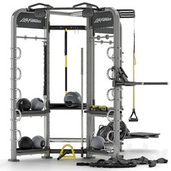 Sport trainer Life Fitness Synrgy 360 3D Models 