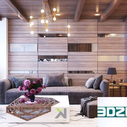 3D Interior Livingroom 217 File 3dsmax Model By Nguyen Xuan Hoat 