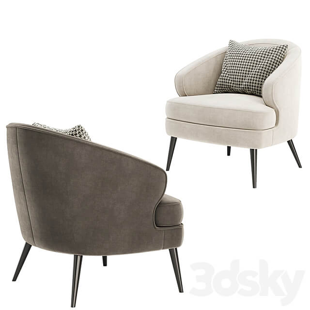 xangai arm chair 3D Models
