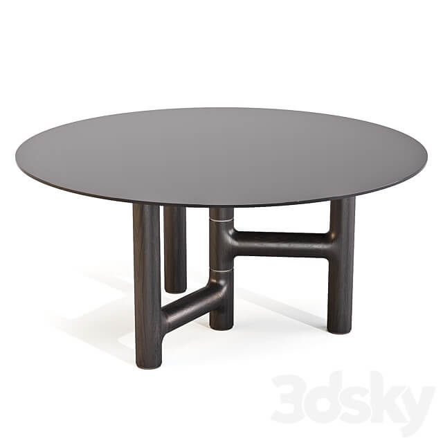 Bonaldo Pivot Dining Tables Set 01 3D Models