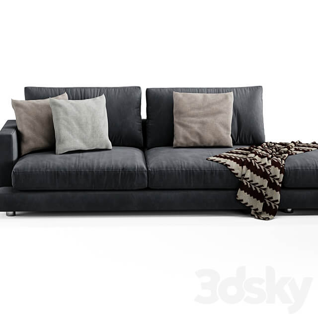 Flexform Long Island Sofa Set 01 3D Models