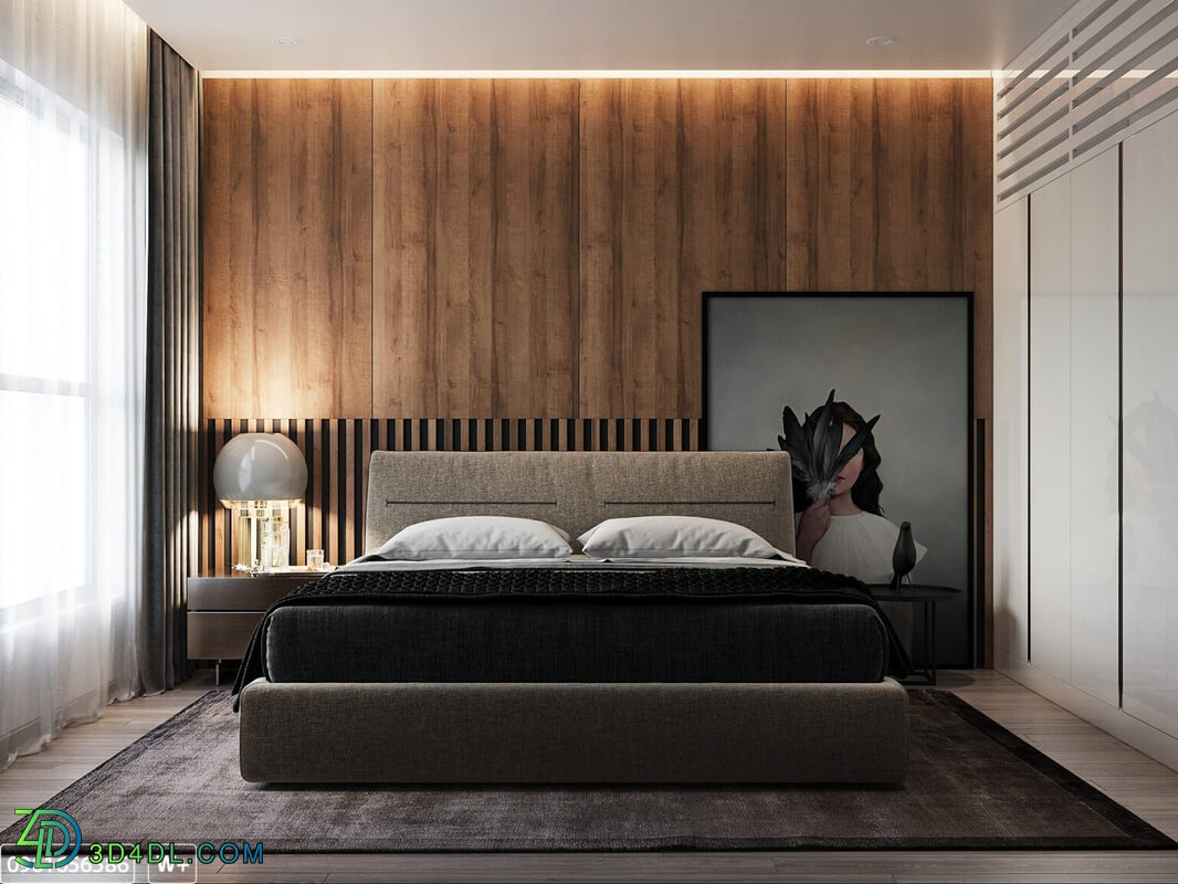 3D Interior Apartment 138 Scene File 3dsmax By DoanHaiTrung