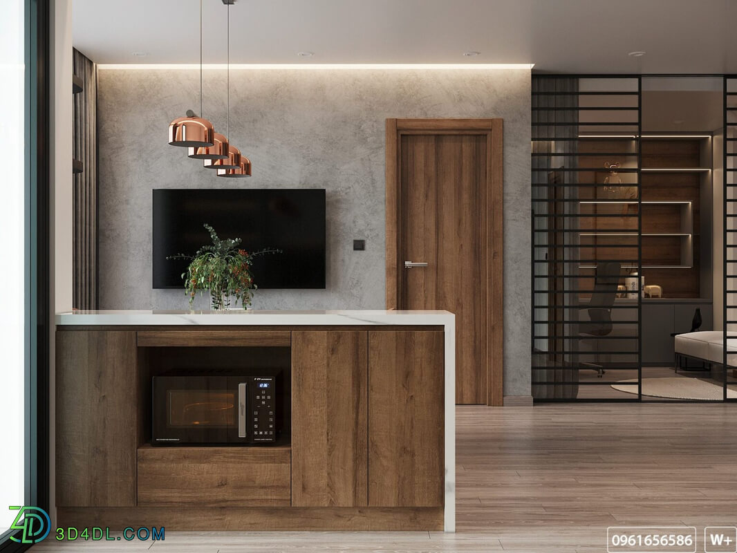 3D Interior Apartment 138 Scene File 3dsmax By DoanHaiTrung