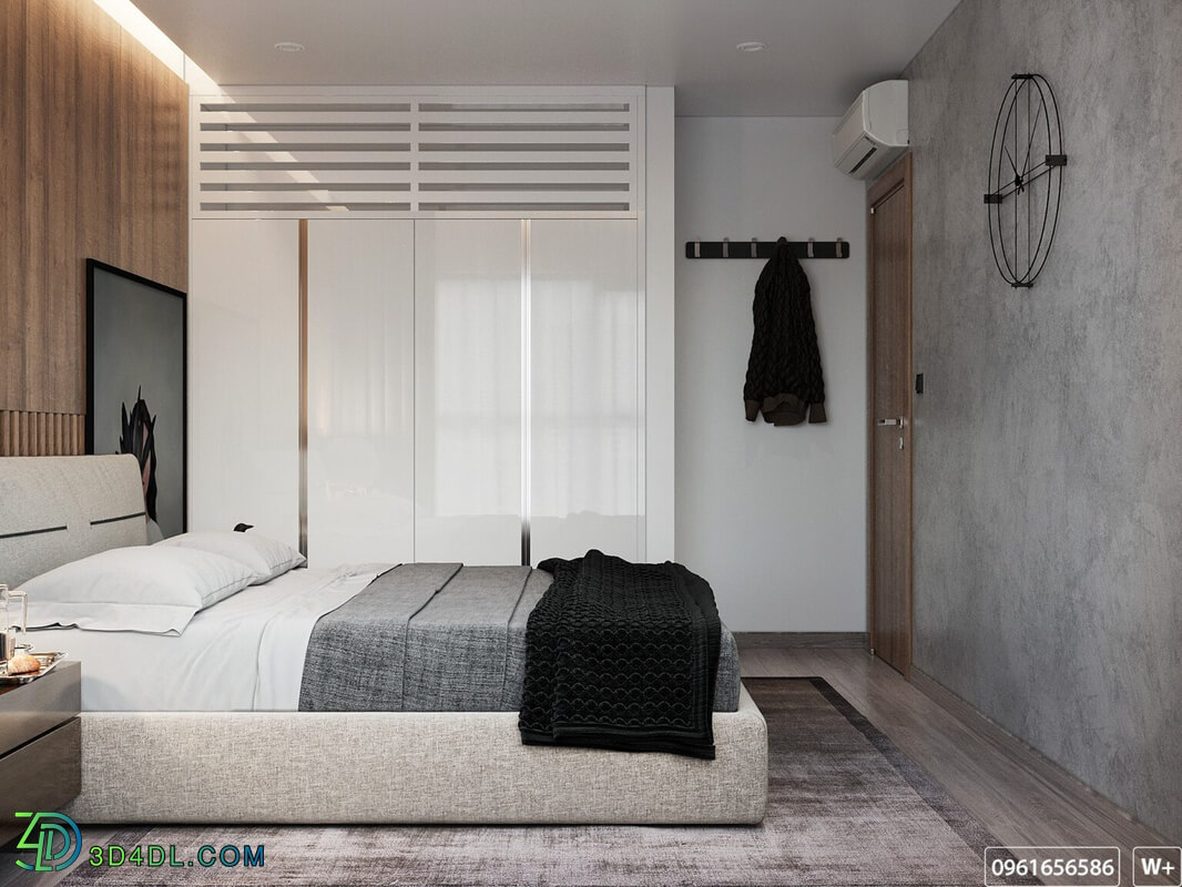 3D Interior Apartment 138 Scene File 3dsmax By DoanHaiTrung