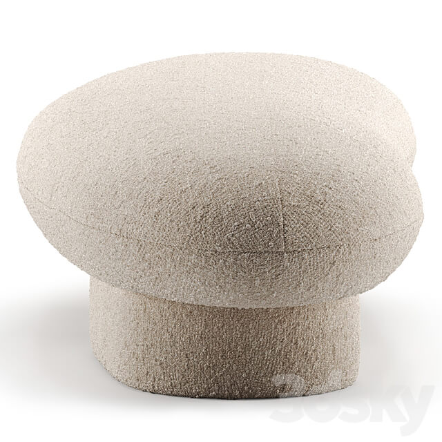 Jami Boucle Bench by Crate Barrel 3D Models
