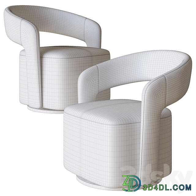 judi lounge chair by sofacompany 3D Models