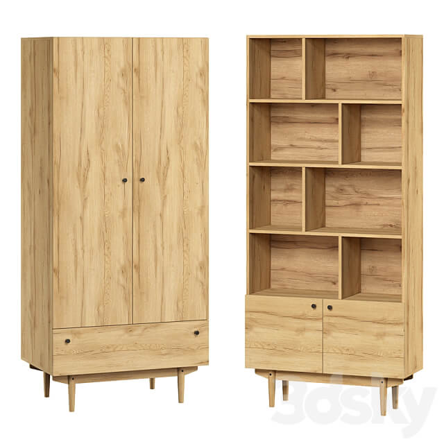 wardrobe ORLAND Wardrobe Display cabinets 3D Models
