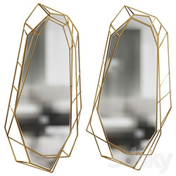 DIAMOND BIG MIRROR by maisonvalentina 3D Models 