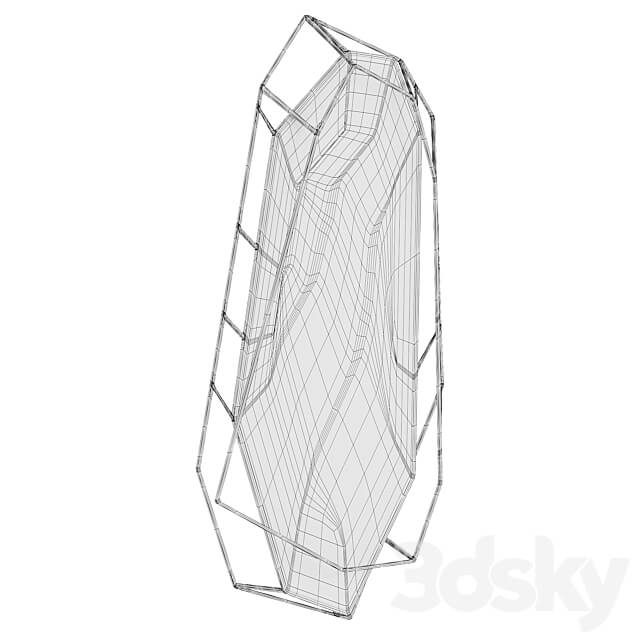 DIAMOND BIG MIRROR by maisonvalentina 3D Models