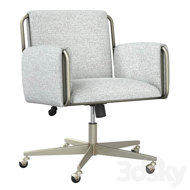 Office chair Caterina Gray chair 3D Models