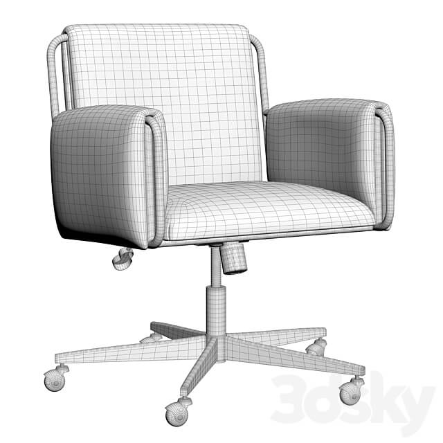 Office chair Caterina Gray chair 3D Models