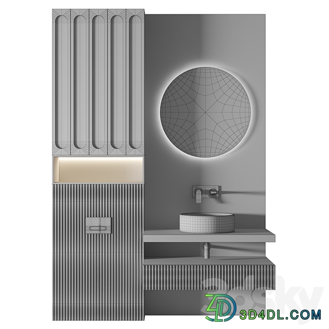 Luxury Bathroom 205 3D Models