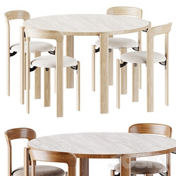 Hay REY Table Chair 3D Models 