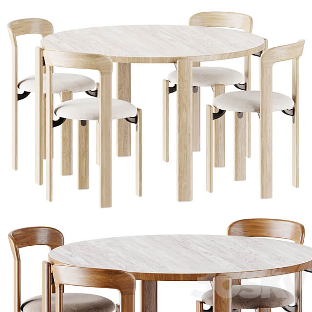 Hay REY Table Chair 3D Models