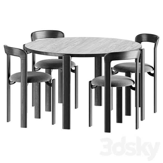 Hay REY Table Chair 3D Models