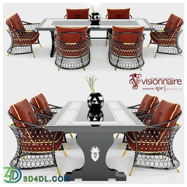 Table Chair Table and chairs IPE CAVALLI