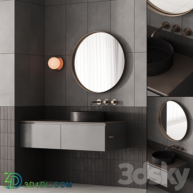 187 bathroom furniture 03 minimal scandi 2 options 00 3D Models