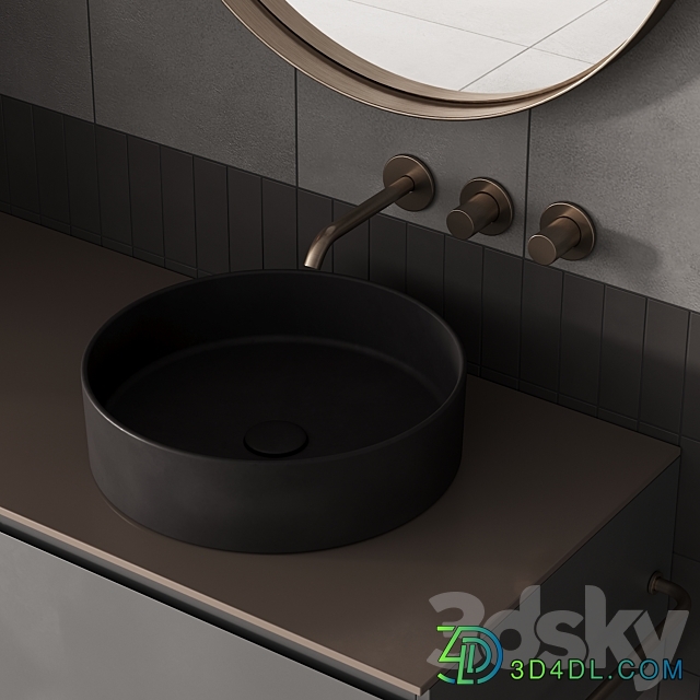 187 bathroom furniture 03 minimal scandi 2 options 00 3D Models