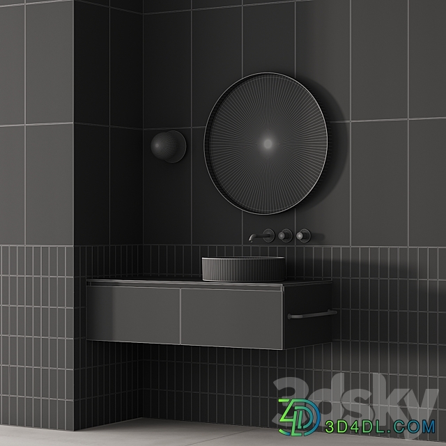 187 bathroom furniture 03 minimal scandi 2 options 00 3D Models