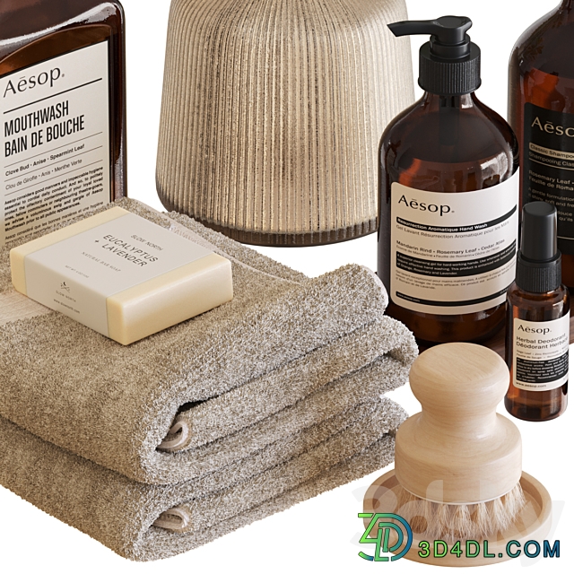 Bathroom Accessories 07 3D Models