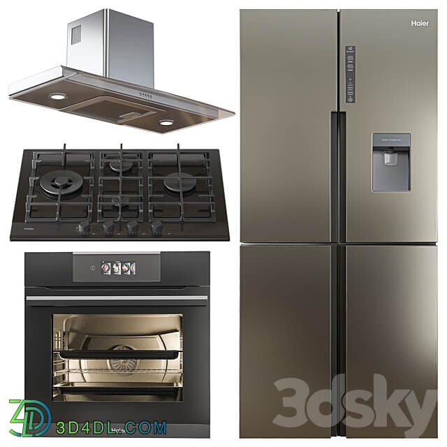 Haier Appliances Set3 3D Models
