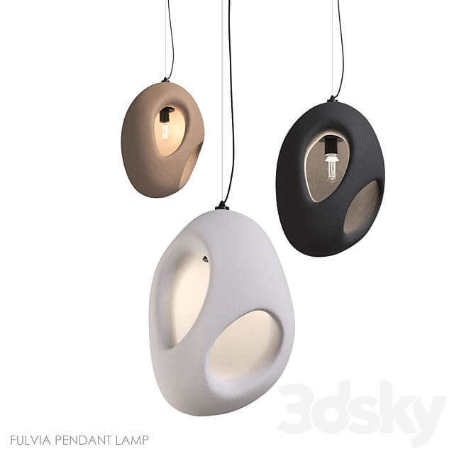 Fulvia Pendant Lamp Drcg Model No 38 Pendant light 3D Models