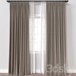 Curtain A145 3D Models 