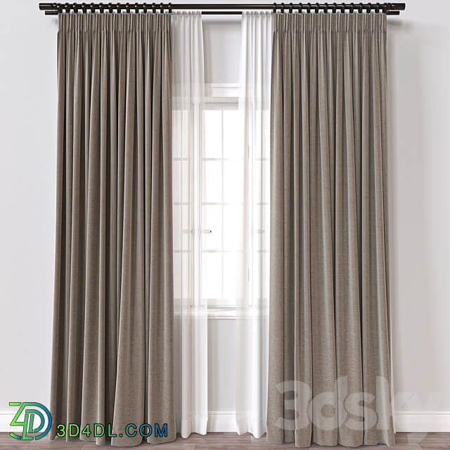 Curtain A145 3D Models