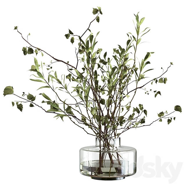 Bouquet of branches 3D Models