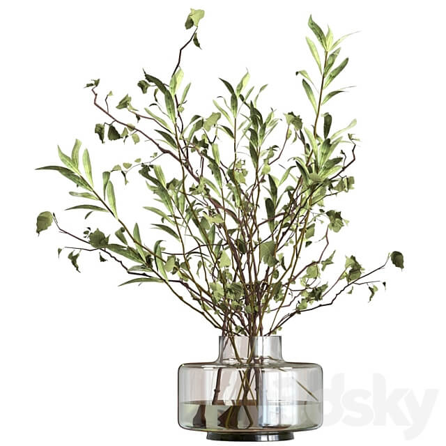 Bouquet of branches 3D Models