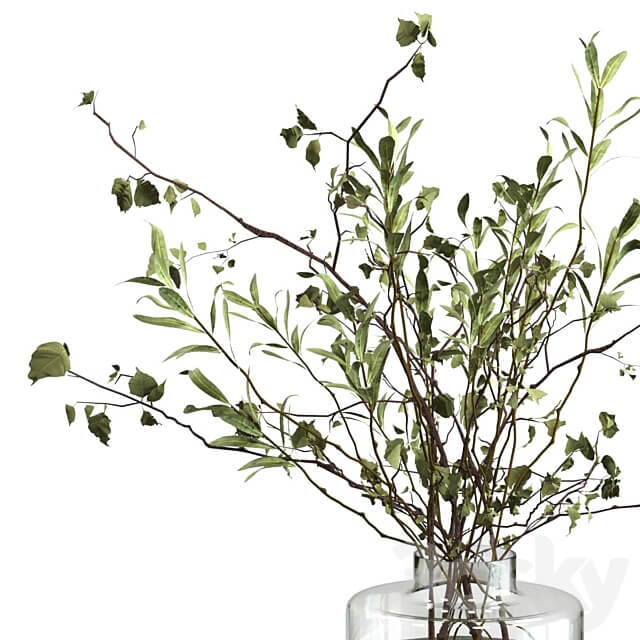 Bouquet of branches 3D Models