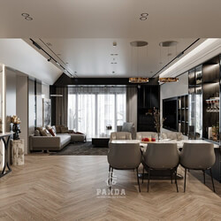  Living Room Interior Model By Phuong Viet 