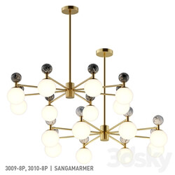 Favorite 3009 8P 3010 8P Pendant light 3D Models 