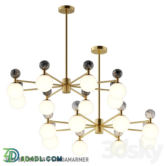 Favorite 3009 8P 3010 8P Pendant light 3D Models