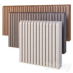 Radius screens for heating radiators 3D Models 