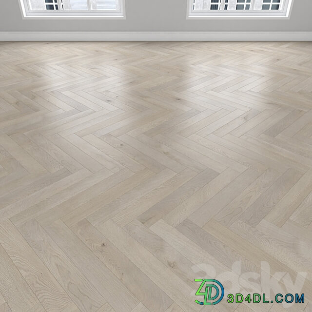 Parquet Oak Wood 3D Models