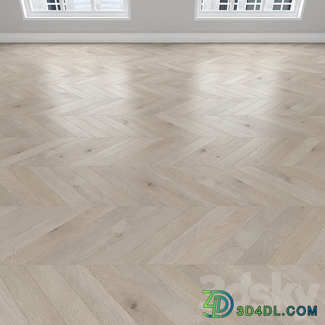 Parquet Oak Wood 3D Models