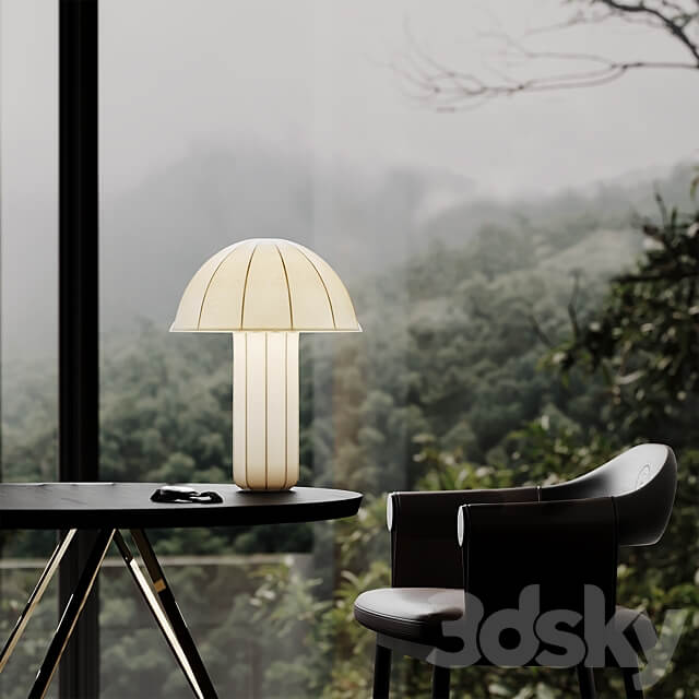KAHLO SILK TABLE LAMP from Studio Anansi 3D Models