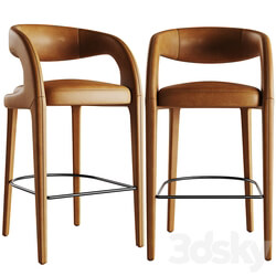Four Hands Hawkins Bar Stool 3D Models 