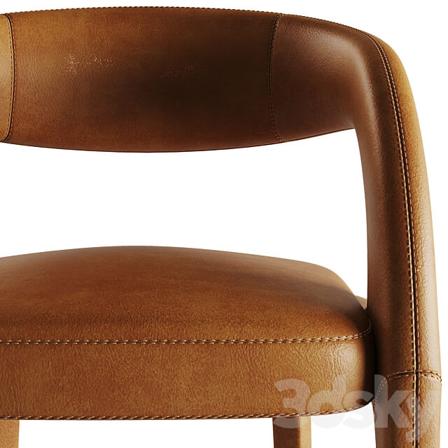 Four Hands Hawkins Bar Stool 3D Models