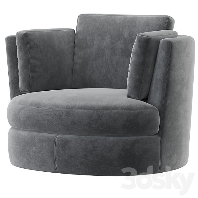 Eichholtz Swivel Chair Clarissa 3D Models