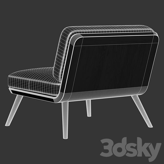 Fredericia Spine Lounge Suite Chair 3D Models