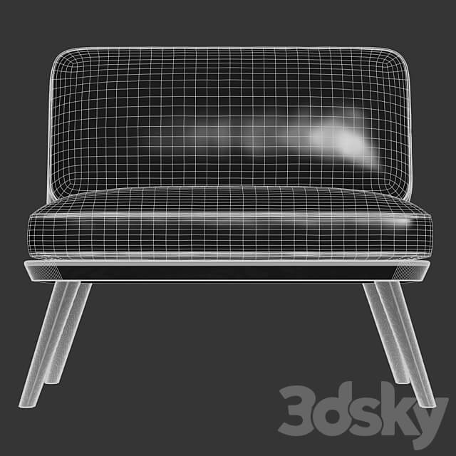 Fredericia Spine Lounge Suite Chair 3D Models