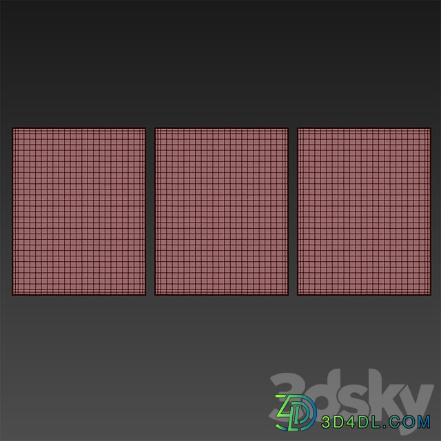 Shahi Hand Knotted Wool Rug Restoration Hardware 3D Models