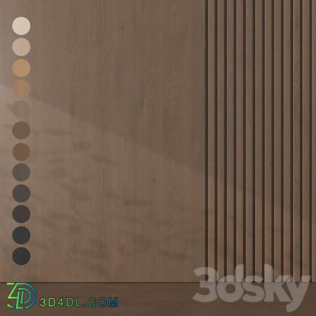 Oak texture 077 3D Models